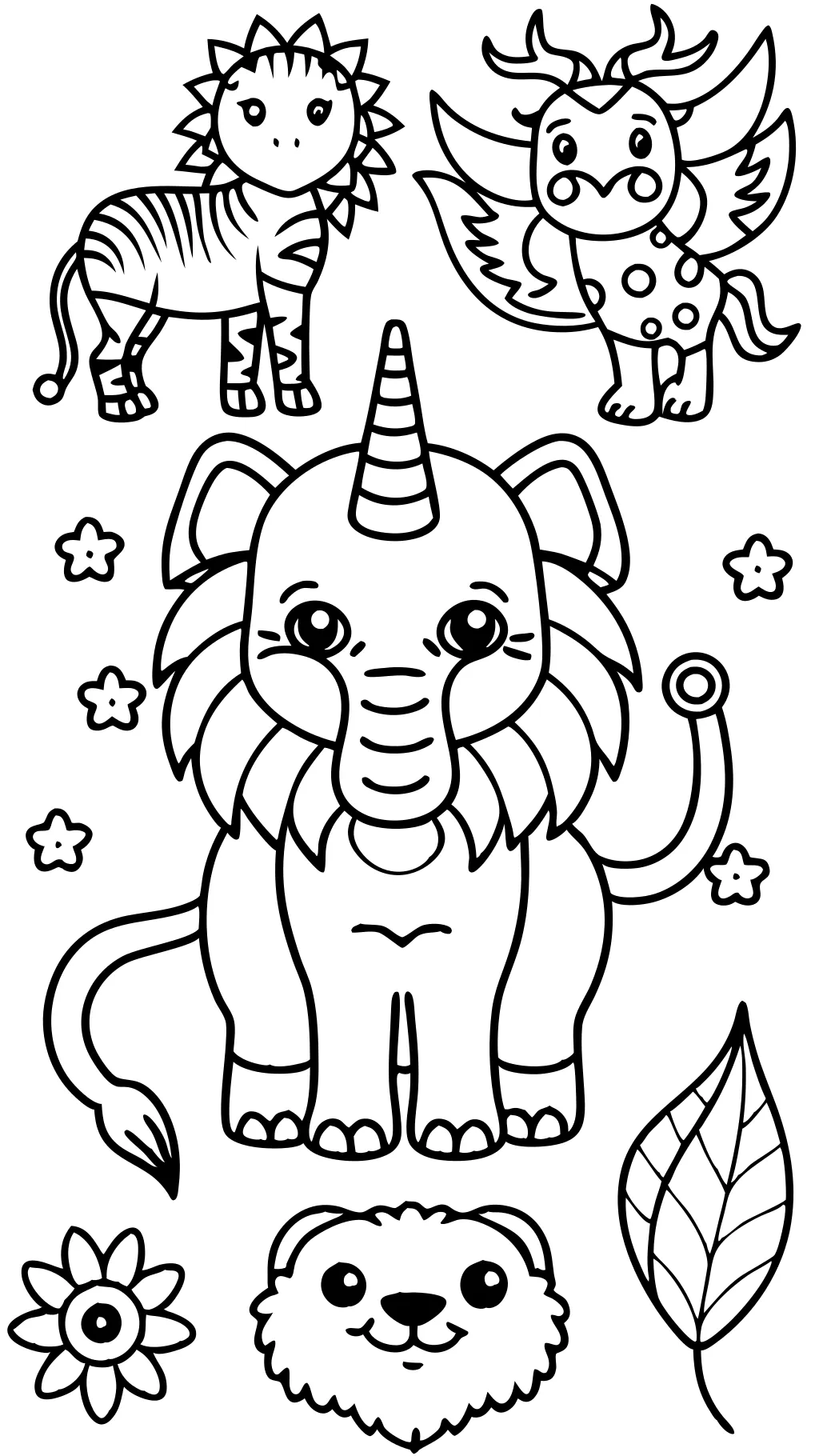 animal printable coloring pages